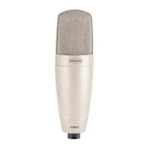 Microfono Condenser Diaframa Grande C/ Soprte Shure Skm32
