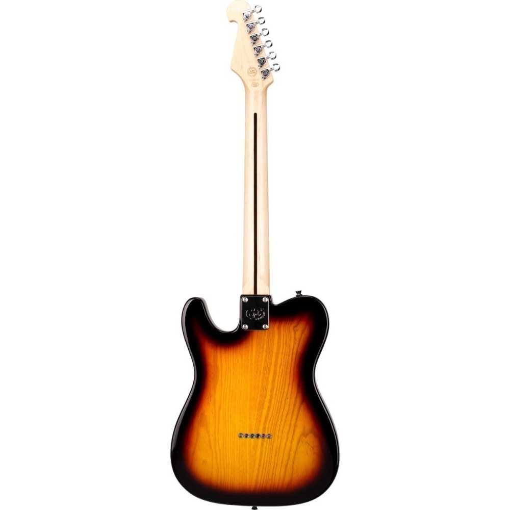 Guitarra Eléctrica Telecaster Sx Stl/h/na Semi Hollow Ash Sb