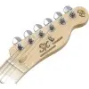 Guitarra Eléctrica Telecaster Sx Stl/h/na Semi Hollow Ash Sb