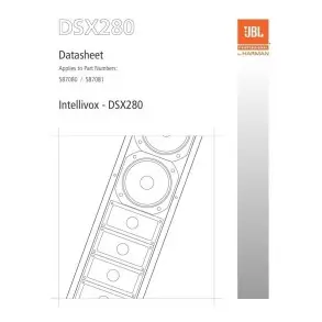 Sistema Intellivox dsx280 Bafle Jbl Line Array Activo 8 X4