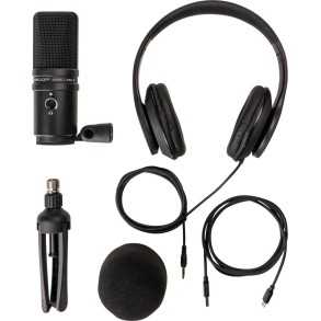 Pack Zoom Usb 2pmp Con Auricular Y Microfono Condenser