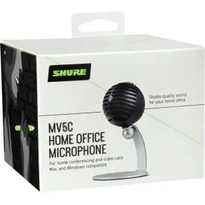 Micrófono Condenser Cardioide Shure Mv5c-usb Negro Digital