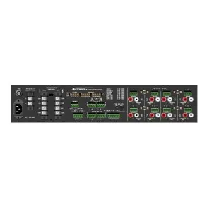 Potencia Crown G280mae17 160W - 70-100v -8 Entradas 2 Zonas