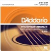 Encordados Para Acústica Daddario 010 Pack X3 Ej15-3d