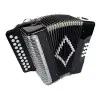 Acordeon A Botones Corelli 21 Teclas Rojo 8 Bajos Y Estuche NHC2108(P GC) BK