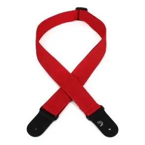 Correa Daddario Pws101 Roja Para Guitarra / Bajo