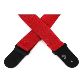 Correa Daddario Pws101 Roja Para Guitarra / Bajo