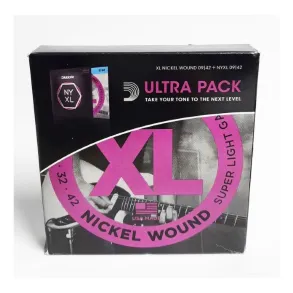 Ultrapack 2 Encordado Para Guitarra Daddario Exl120-nyxl0942