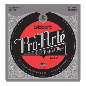 Encordado Para Guitarra Clásica Daddario Ej30 Entorchado