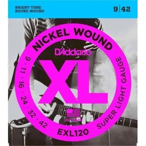 Encordado Daddario Guitarra Electrica Exl120 3d Pack X 3