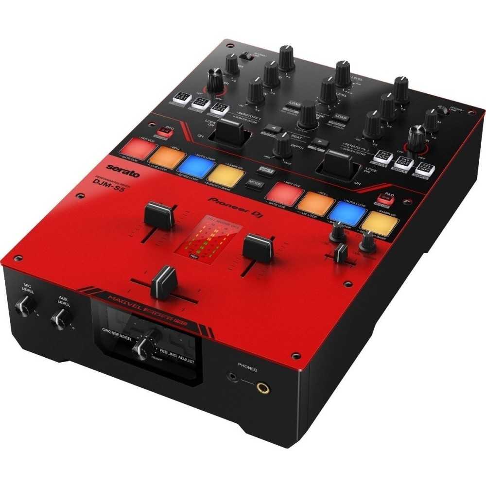 Amplificador Pioneer de 4 Canales, 1000W. Color Negro con Rojo.