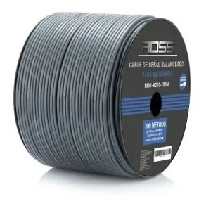 Rollo Cable Ross Rro-m210-100m P Bafle Stereo 2x1mm 100mts