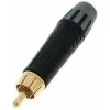 Ficha Conector Rca Macho Metálico Seetronic Mt380