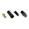 Ficha Conector Rca Macho Metálico Seetronic Mt380