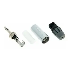 Ficha Seetronic Mtp3c Mini Plug Stereo 35 Metalico (negro)