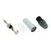 Ficha Seetronic Mtp3c Mini Plug Stereo 35 Metalico (negro)