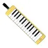 Flauta Melodica Yamaha 25 Teclas Con Estuche Rigido Boquilla