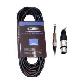 Ross Cable C-CP-6M para Micrófono XLR - Plug de 6 mts