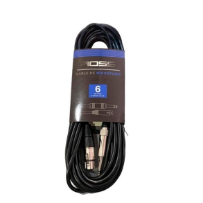 Ross Cable C-CP-6M para Micrófono XLR - Plug de 6 mts