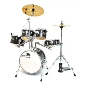 Bateria Completa Dixon Traveler Black con Platillos