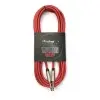 Cable Plug Western De Tela 3 Mts Profesional Guitarra Bajo