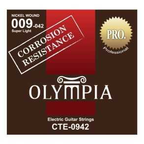 Encordado Para Guitarra Electrica Olympia Coated 09 - 042