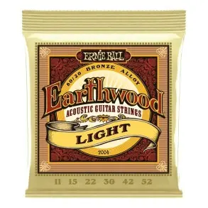 Encordado Ernie Ball Guitarra Acustica Earthwood Light 11-52
