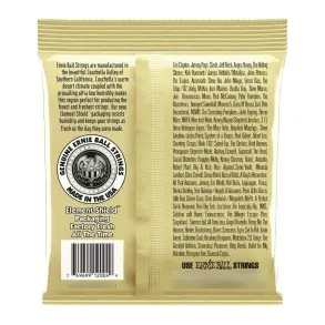 Encordado Ernie Ball Guitarra Acustica Earthwood Light 11-52