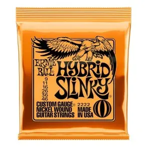 Encordado Ernie Ball Guitarra Electrica 09 046 Hybrid Slinky