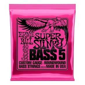 Encordado Ernie Ball Bajo 5 Cuerdas 040-125 Super Slinky