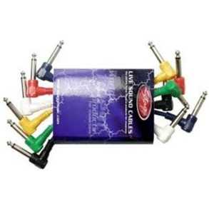 Cable Stagg Interpedal Plug Plug Angular 60 Cm Pack X 6u