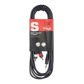 Cable Stagg Rca-miniplug 3mts - Syc3mpsb2cm