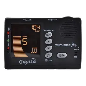 Metronomo Afinador Cromático Cherub 3 En 1 Wmt555c