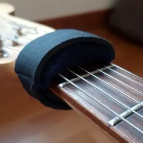 Muteador De Cuerdas Para Bajo Electrico Sordina Fretwrap