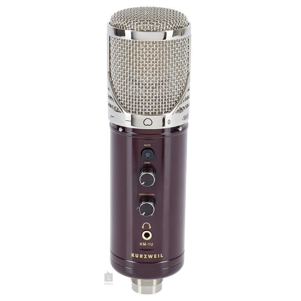Microfono USB Condenser Kurzweil KM1U Capsula Plateada