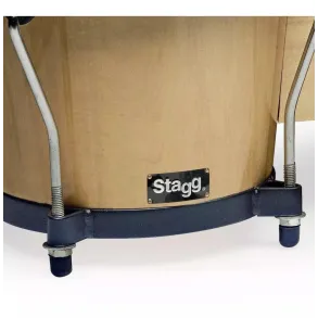 Bongoe Stagg De Madera 6" y 7" Color Natural