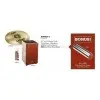 Pack Percusion Cajon Peruano + Platillo + Accesorios