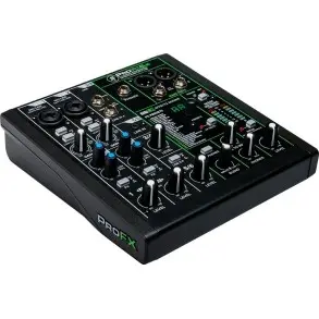 Mixer 6 Canales Mackie Profx6v3 Con Usb y Efectos