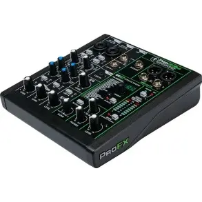 Mixer 6 Canales Mackie Profx6v3 Con Usb y Efectos