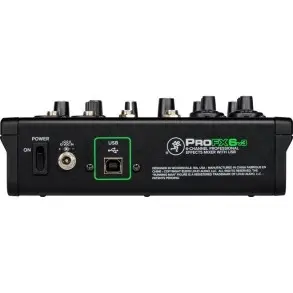 Mixer 6 Canales Mackie Profx6v3 Con Usb y Efectos