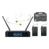 Microfono Inalambrico Vincha Doble Color Piel Sistema Uhf