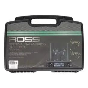 Microfono Inalambrico Vincha Doble Color Piel Sistema Uhf