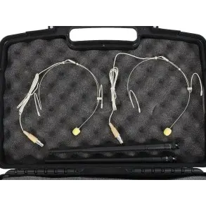 Microfono Inalambrico Vincha Doble Color Piel Sistema Uhf