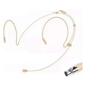 Microfono Inalambrico Vincha Doble Color Piel Sistema Uhf