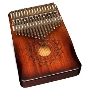 Kalimba 17 Notas Stagg Profesional Caoba Con Estuche