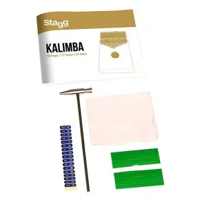 Kalimba 17 Notas Stagg Profesional Caoba Con Estuche