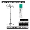 Atril Musica Partituras 3 Tramos Regulable Con Funda Bolso