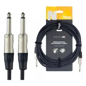 Cable Plug Neutrik 3 Metros Profesional Guitarra Bajo Ngc3