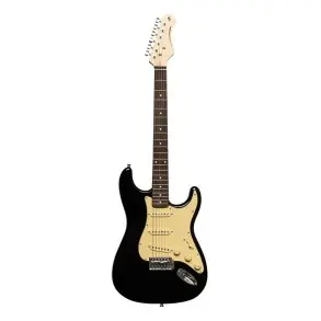Pack Guitarra Electrica Stratocaster Amplificador Stagg Pro PACKSES30BK