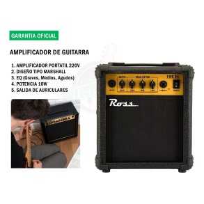 Pack Guitarra Electrica Stratocaster Amplificador Stagg Pro PACKSES30SNB